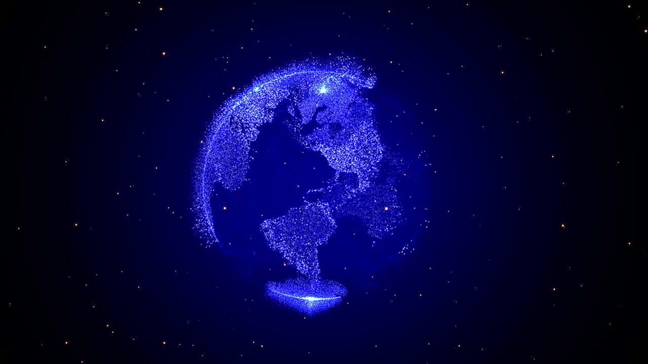 Amazing Hologram of Earth 4K Relaxing Screensaver