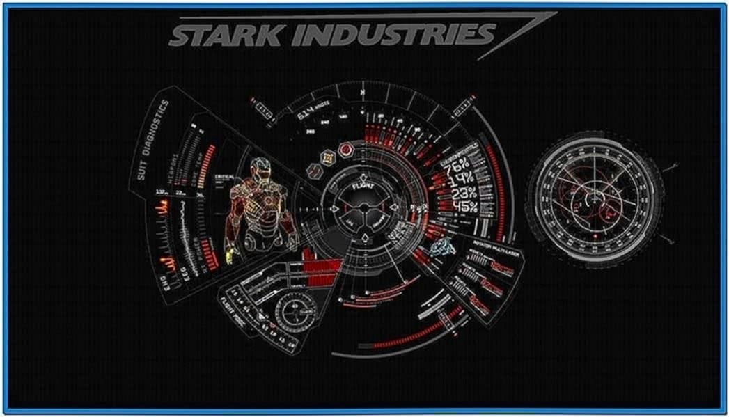 Iron Man Jarvis Screensaver Mac
