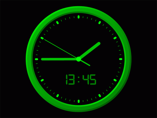 Linux Analog Clock Screensaver