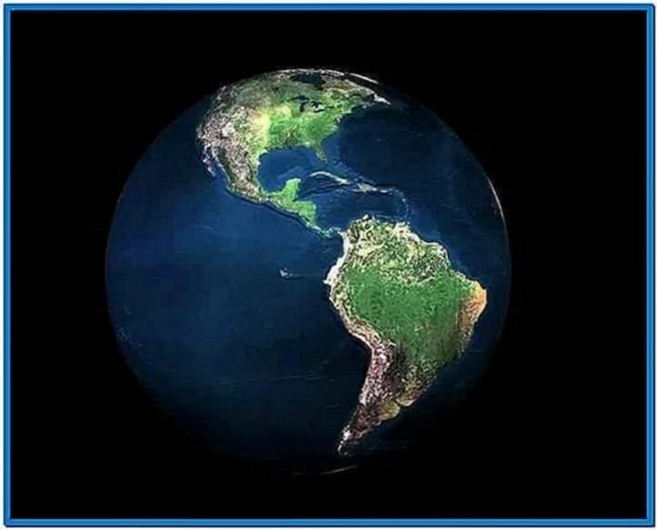 Live 3D Earth Screensaver - Download-Screensavers.biz