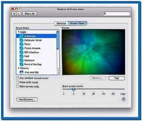 Mac OS Screensaver Windows XP