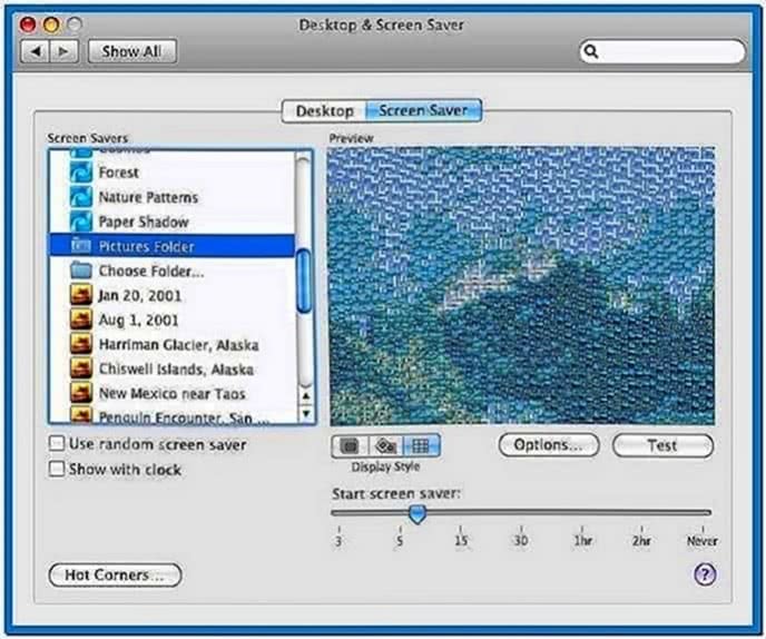 Mac OS X Photo Mosaic Screensaver