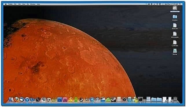 Make Your Screensaver Your Desktop Mac