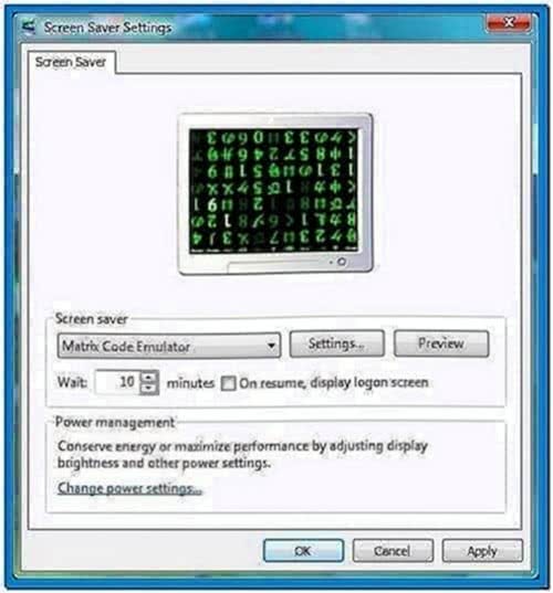 Matrix Code Emulator Screensaver Software