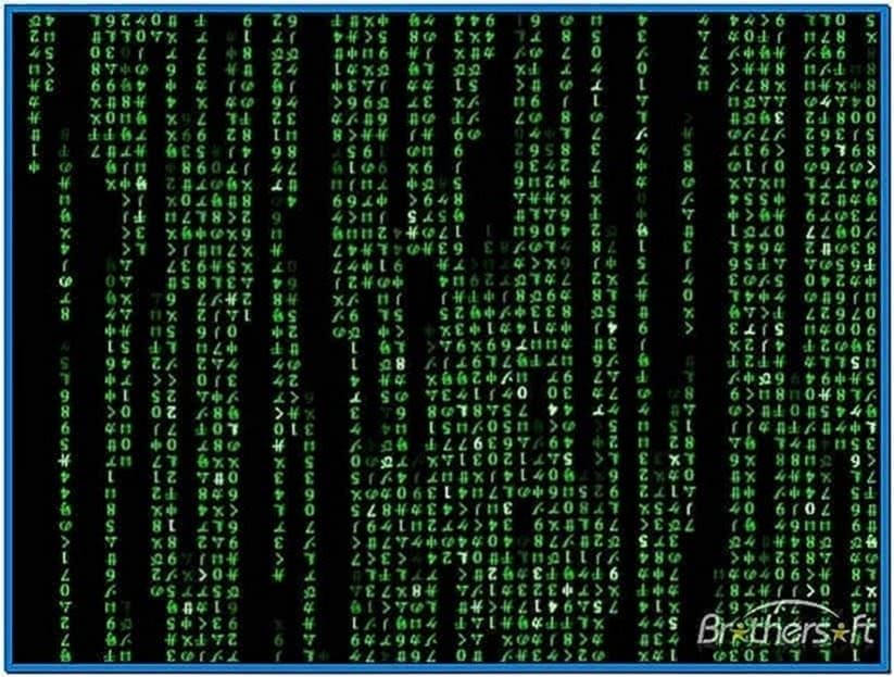 Matrix Falling Code Screensaver