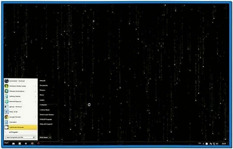 Matrix Falling Code Screensaver Windows 7