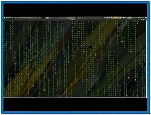 Matrix Screensaver Ubuntu 10.04