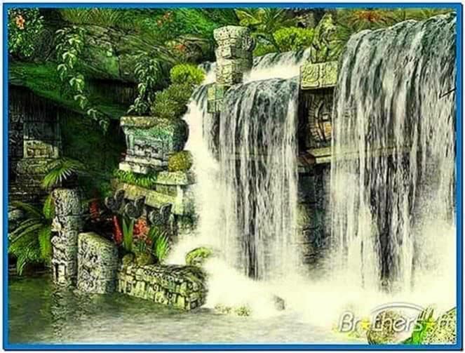 Mayan Waterfall 3D Screensaver