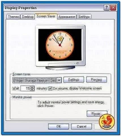 Microsoft Clock Screensaver
