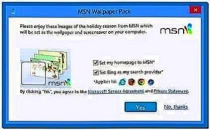 Microsoft Holiday Screensaver