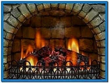 Most Realistic Fireplace Screensaver