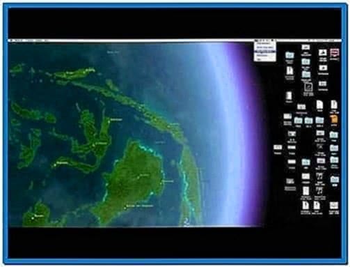 Moving Earth Screensaver Mac