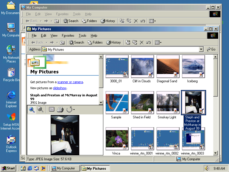 My Pictures Screensaver Windows 2000