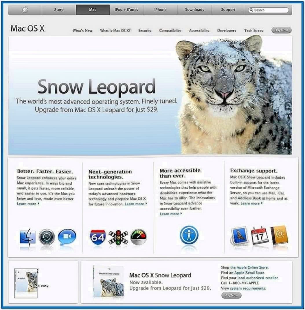 New England Snow Screensaver Mac