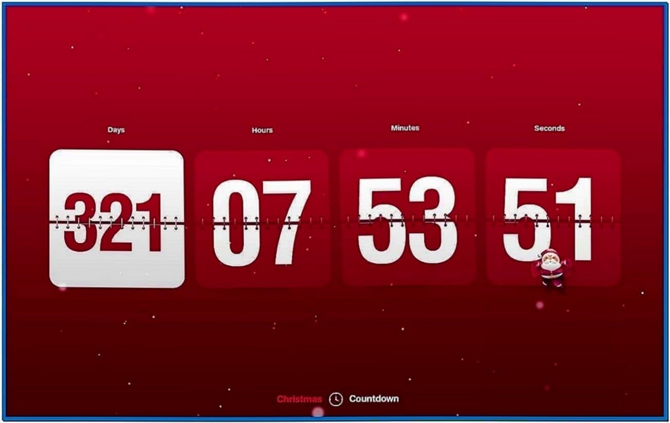 New Year Countdown and Clock Screensaver
