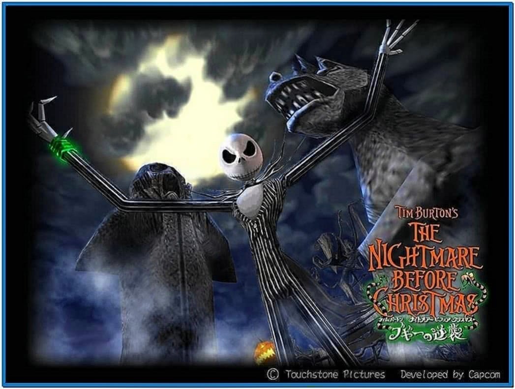 Nightmare Before Christmas Animated Screensaver