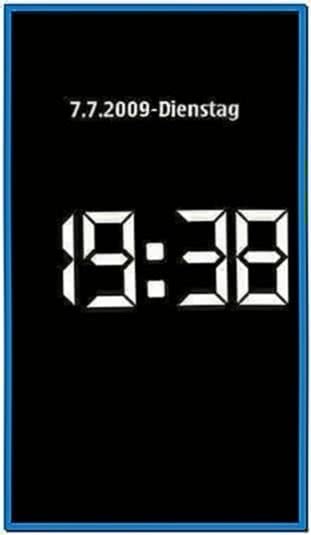 Nokia Flash Clock Screensaver