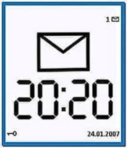Nokia N70 Clock Screensaver