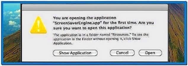 OS X Lion Screensaverengine App