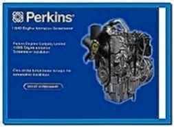 Perkins Animated 3D Diesel Engine Screensaver