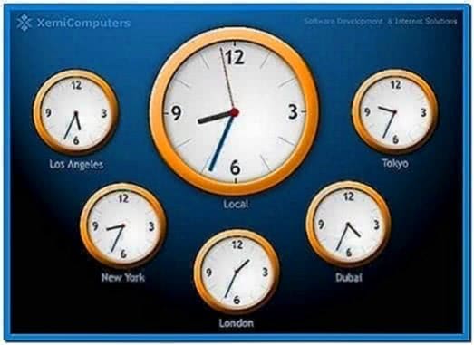 Polar Clock Screensaver Ubuntu