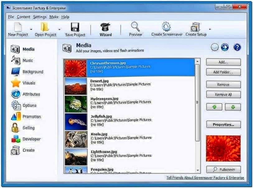Popular Screensavers Software