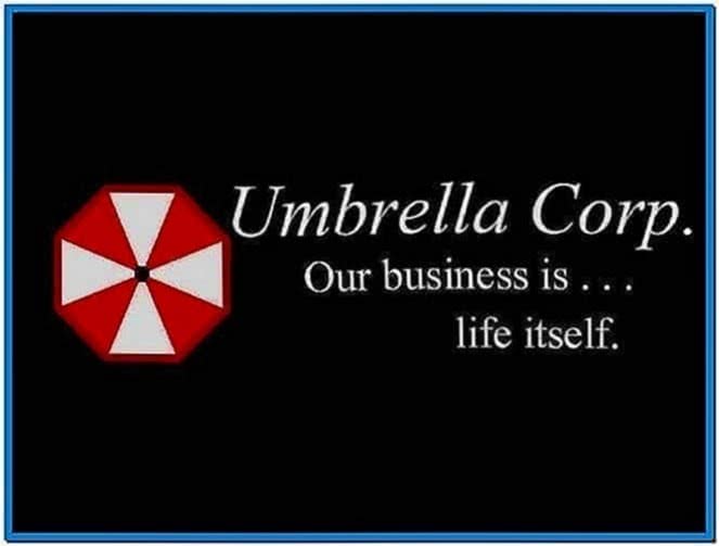 Resident Evil Umbrella Corp Screensaver