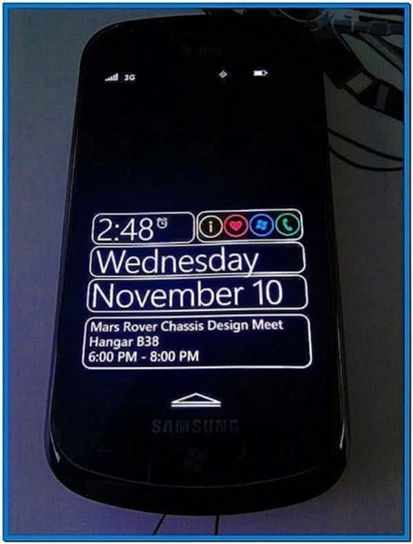 Samsung Focus Screensaver
