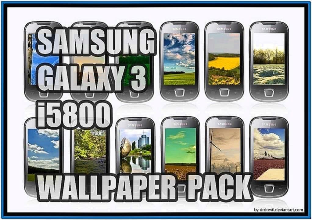 Samsung Galaxy 3 I5800 Screensaver