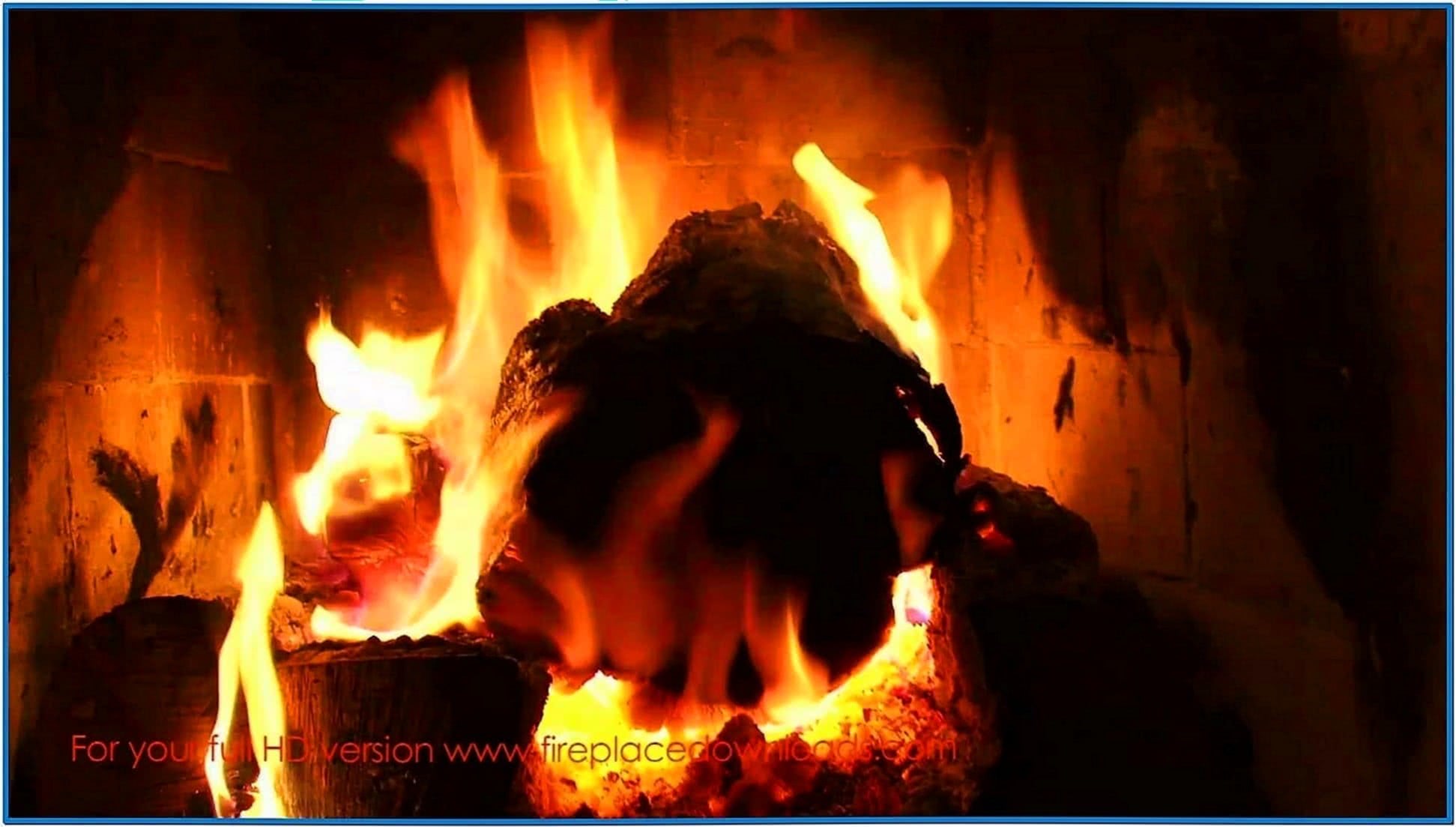 Samsung TV Screensaver Fireplace