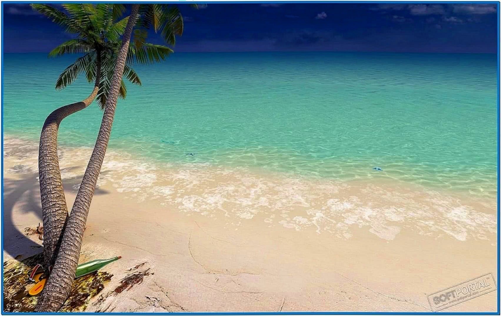 Sandy Beach 3D Screensaver