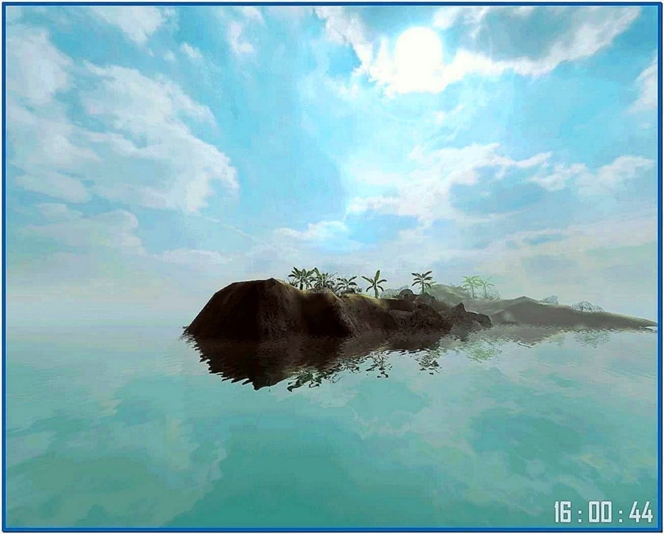 Sandy Island 3D Screensaver