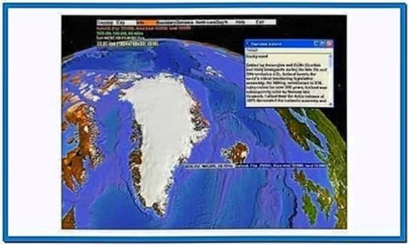 Screensaver 3D World Map 2.1