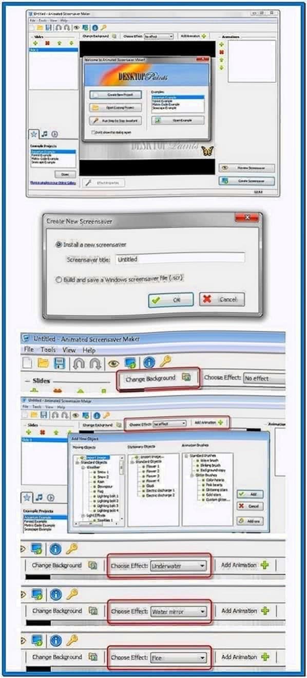 Screensaver Creator Mac and Windows