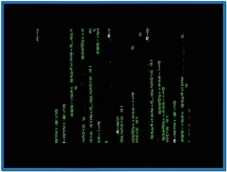 Screensaver Di Matrix Windows 7