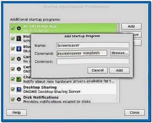 Screensaver Linux Mint 12