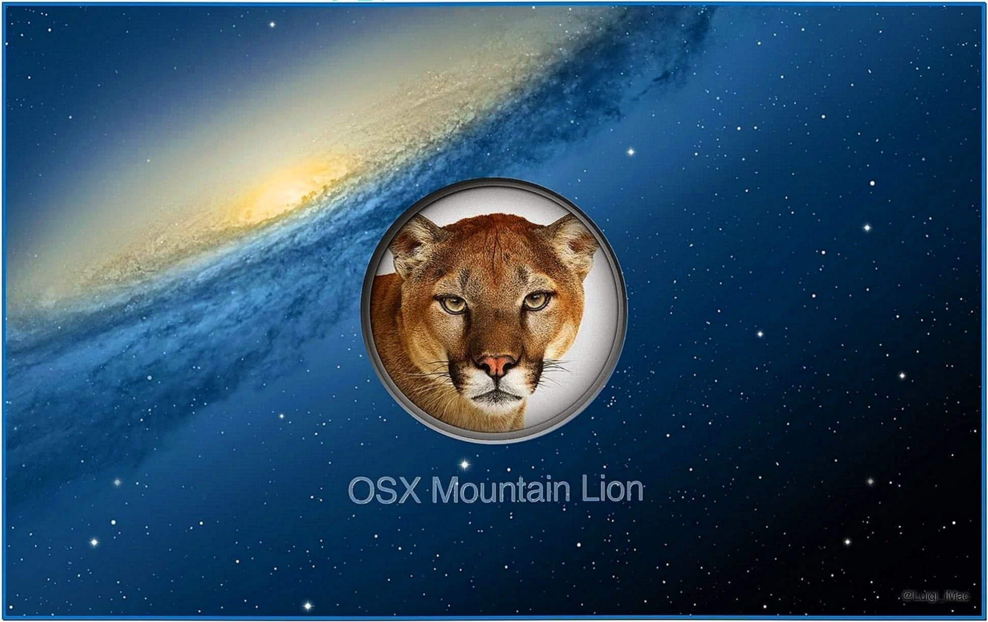 Screensaver Mac OS Mountain Lion