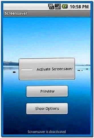 Screensaver Manager Android