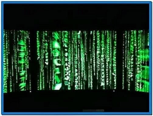 Screensaver Matrix on 3 Screen With Triplehead2go