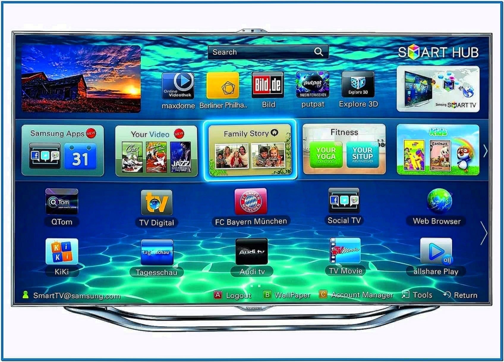 Screensaver My Samsung Smart TV