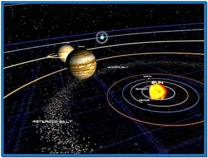 Solar System Screensaver Vista