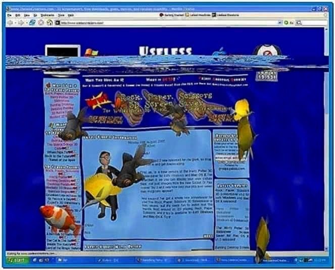 Something Fishy 3D Desktop Aquarium Screensaver All Fish
