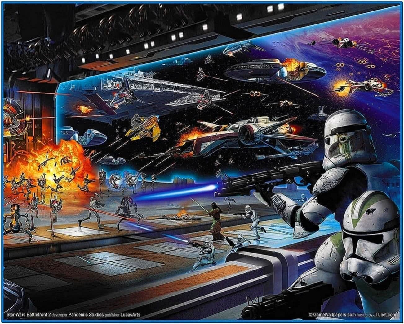 Star Wars Screensaver Battle