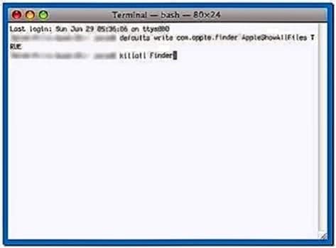 Start Screensaver Mac Terminal