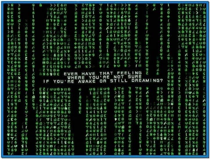 The Matrix Code Emulator Screensaver