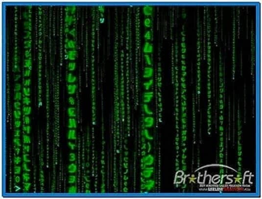 The Matrix Source Code Screensaver