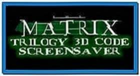 The Matrix Trilogy 3D Code Screensaver