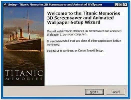 Titanic Memories 3D Screensaver 1.1