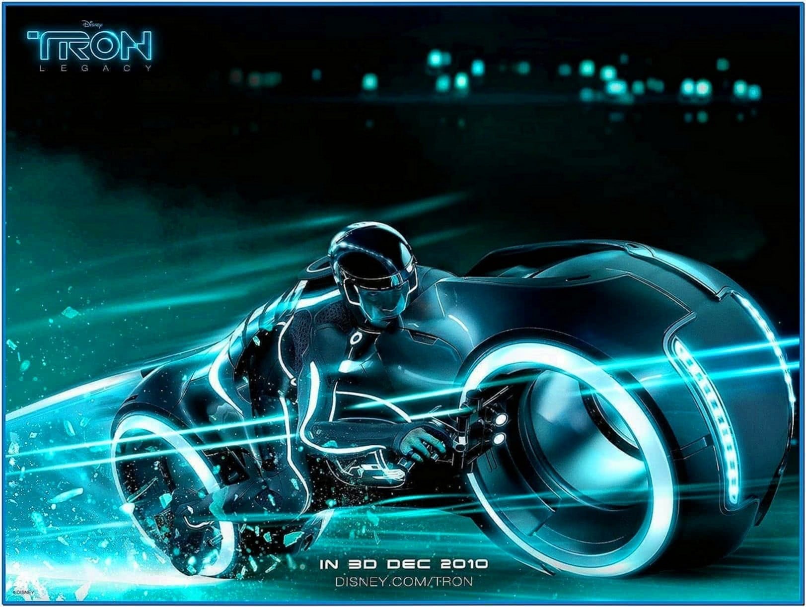 Tron Legacy Animated Screensaver