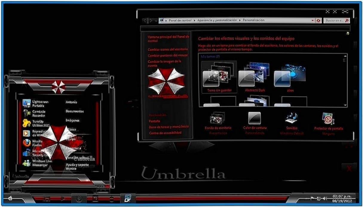Umbrella Corp Screensaver Windows 7